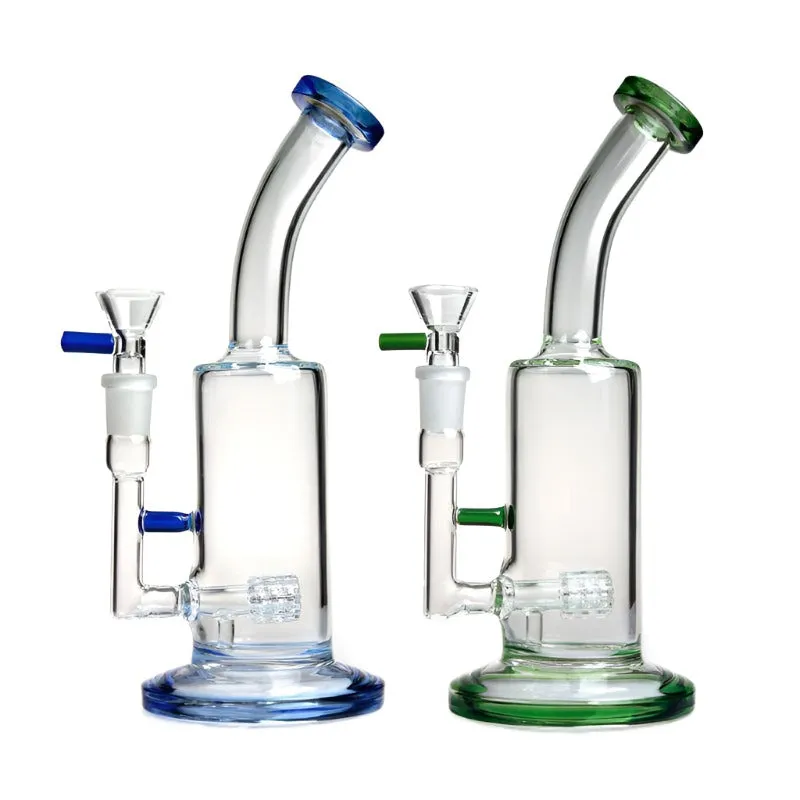 10 inch Classic Barrel Perc Bong