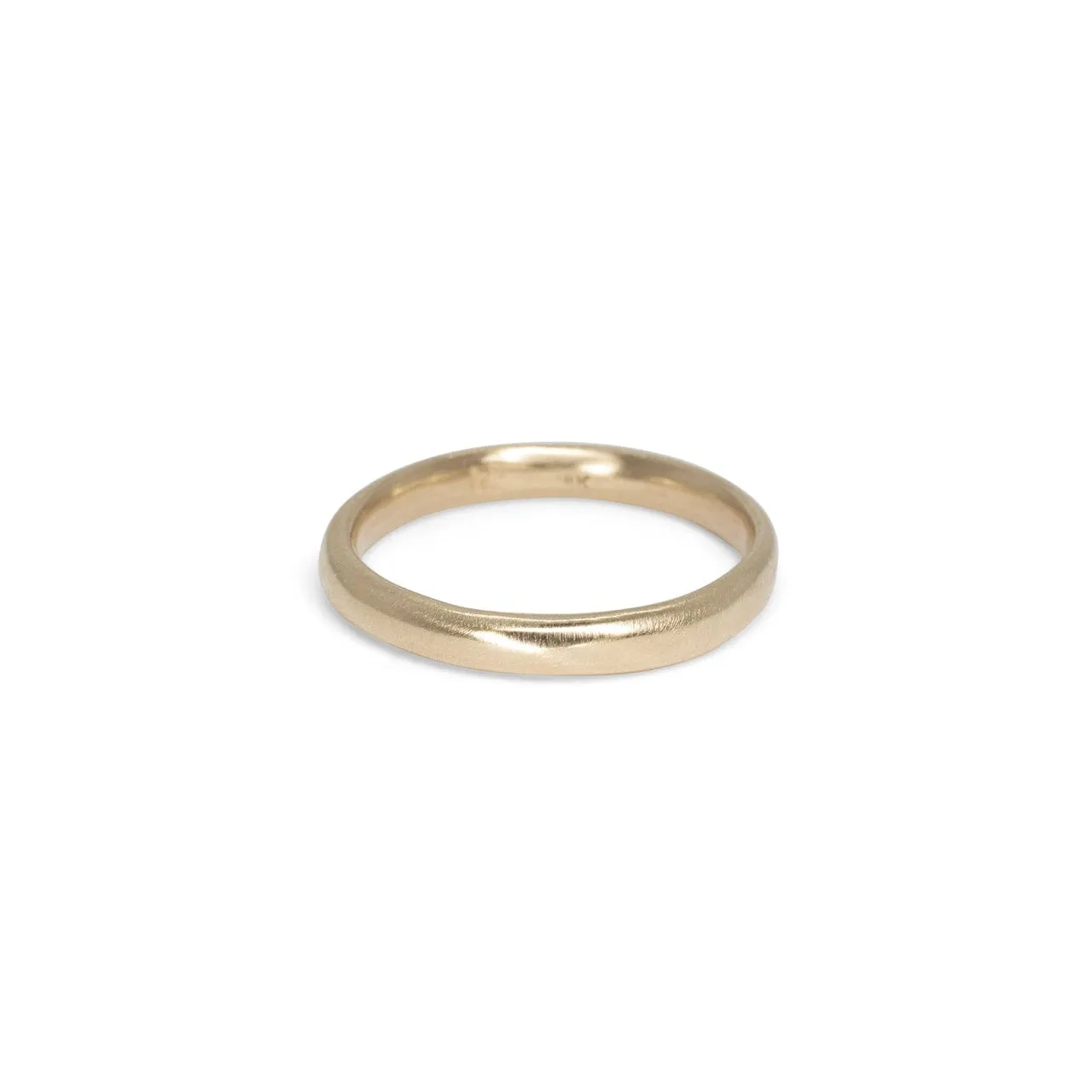 18K Smooth Wedding Band 3mm