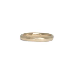 18K Smooth Wedding Band 3mm