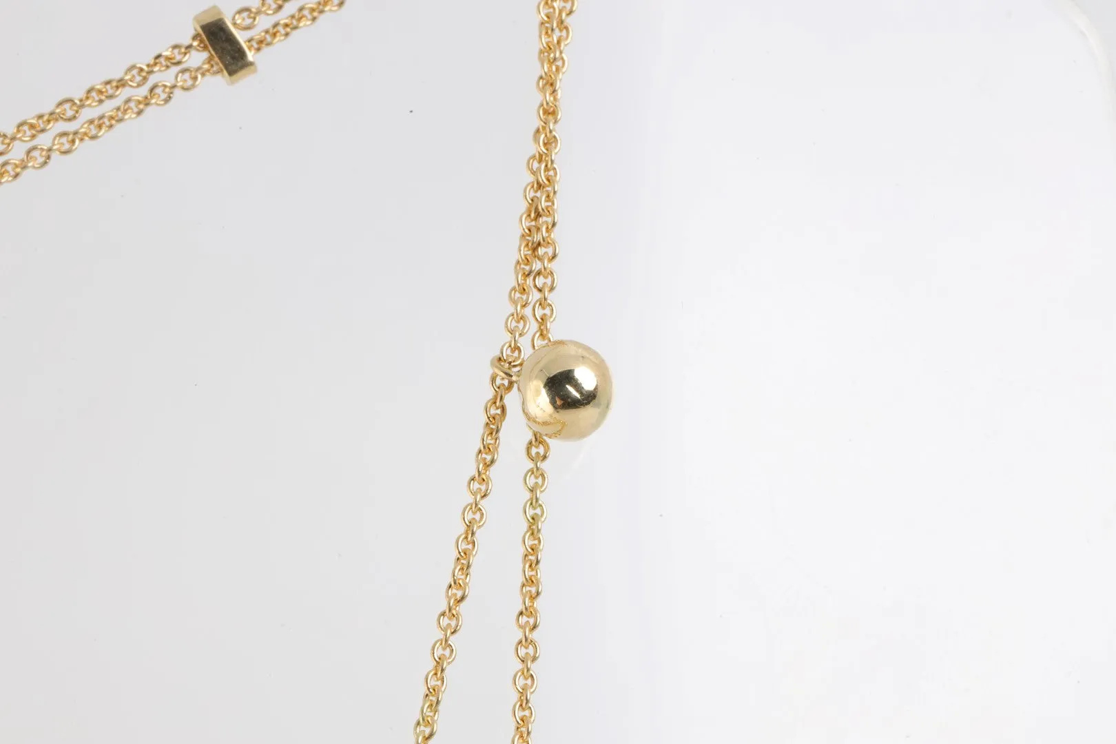 18" Marco Bicego 18k Yellow Gold Large Bead Double Strand Necklace (18.62g.)