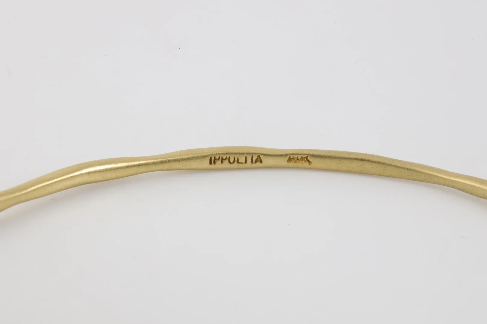 8'' Ippolita 18k Yellow Gold 0.19tcw Diamond High Heel Bracelet (11.37g.)