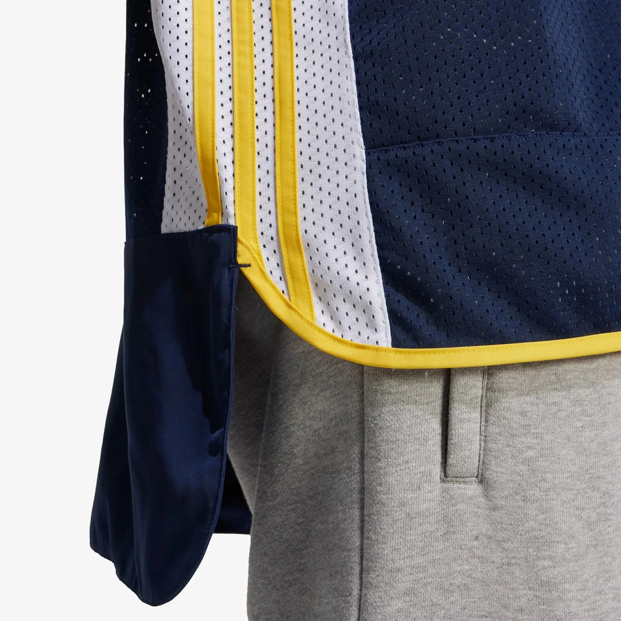 Adidas Originals | ADICOLOR ADIBREAK MESH JERSEY  { NIGHT INDIGO/WHITE/BOLD GOLD