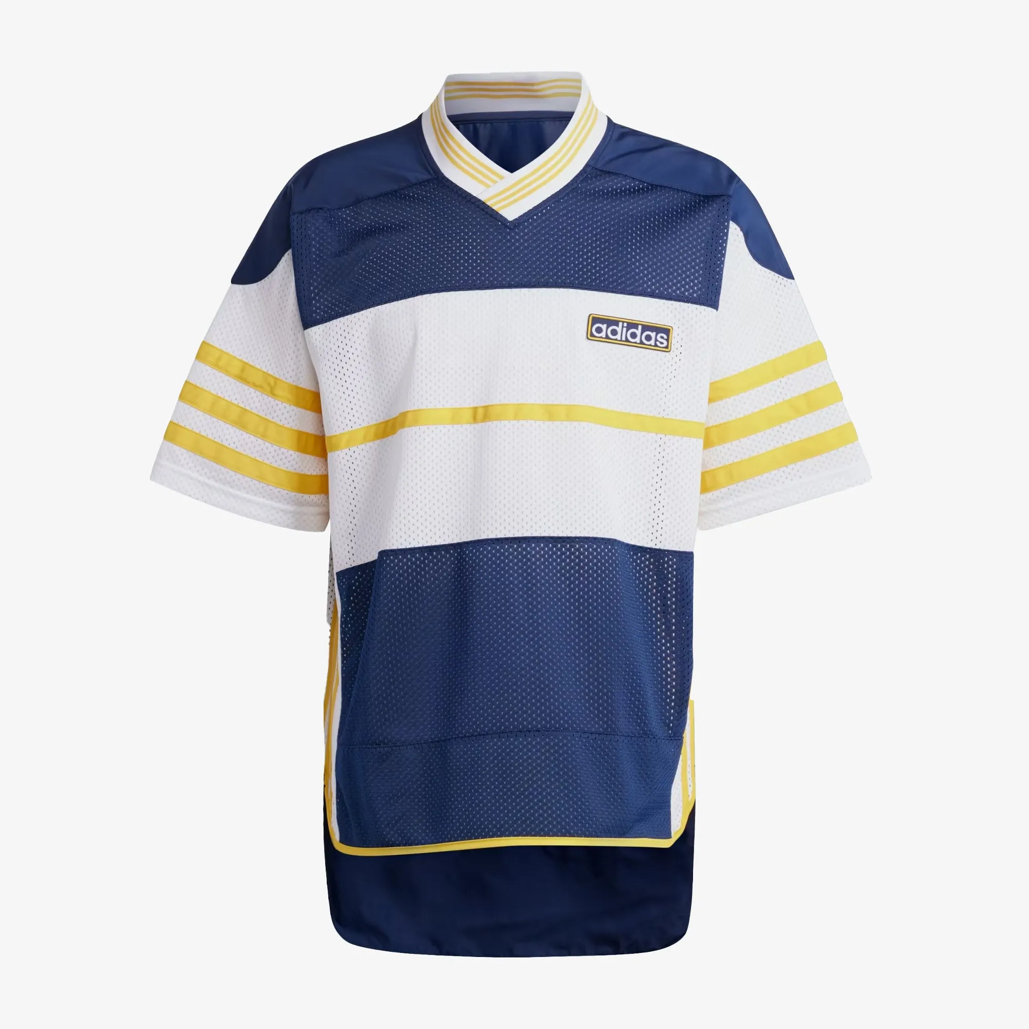 Adidas Originals | ADICOLOR ADIBREAK MESH JERSEY  { NIGHT INDIGO/WHITE/BOLD GOLD