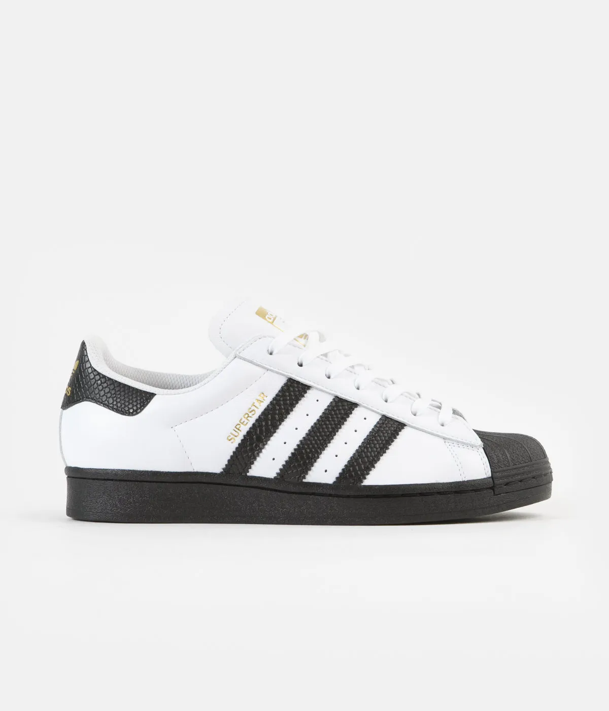 Adidas Superstar Adv Shoes - White / Core Black / Gold Metallic