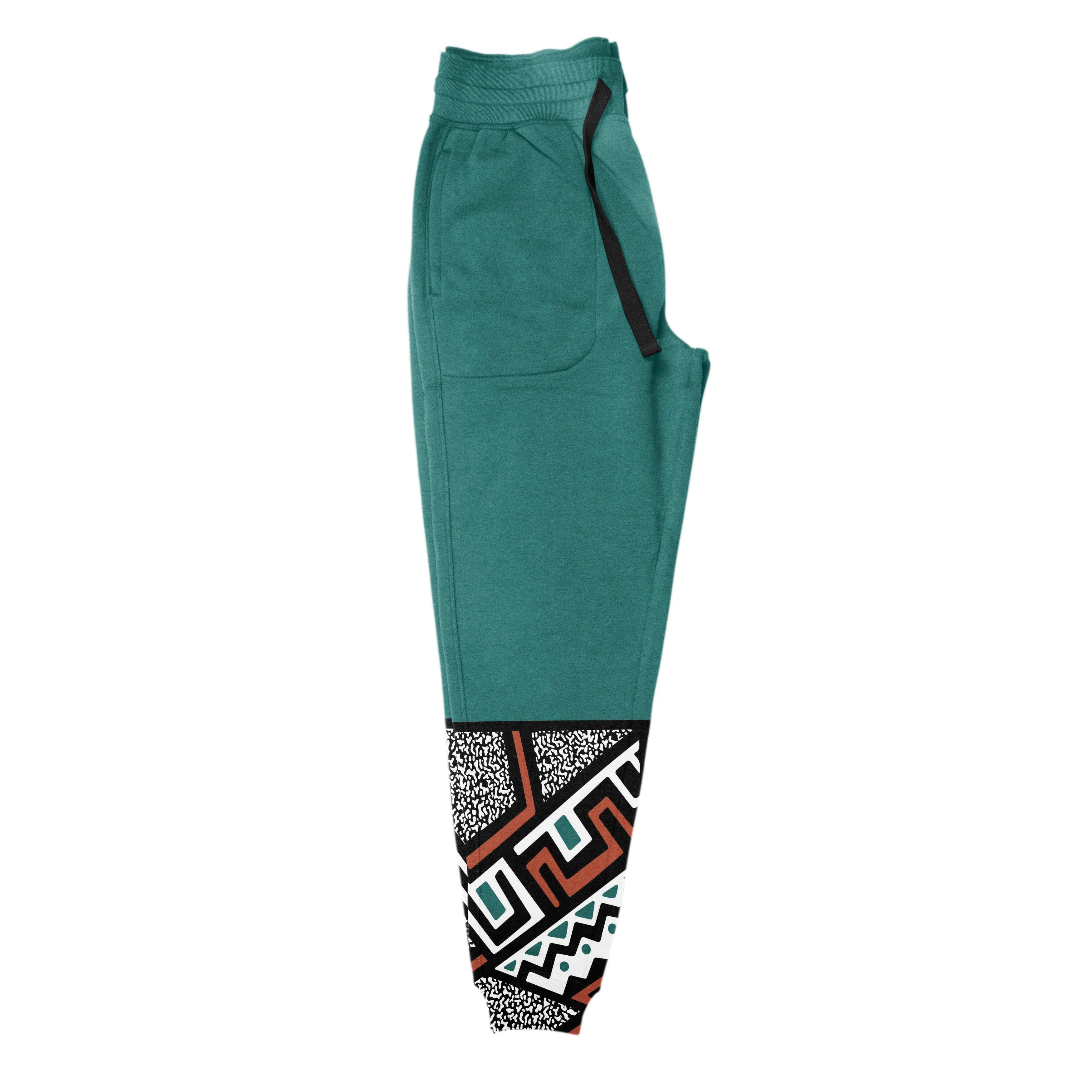 African Geometric Pattern All-over Hoodie And Joggers Set