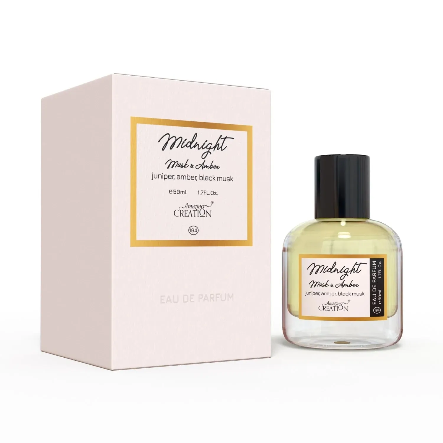 Amazing Creation Midnight Musk & Amber Perfume For Unisex EDP 50ml