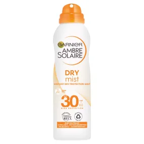 Ambre Solaire Dry Mist Fast Absorbing Sun Cream Spray SPF30 - 200ml