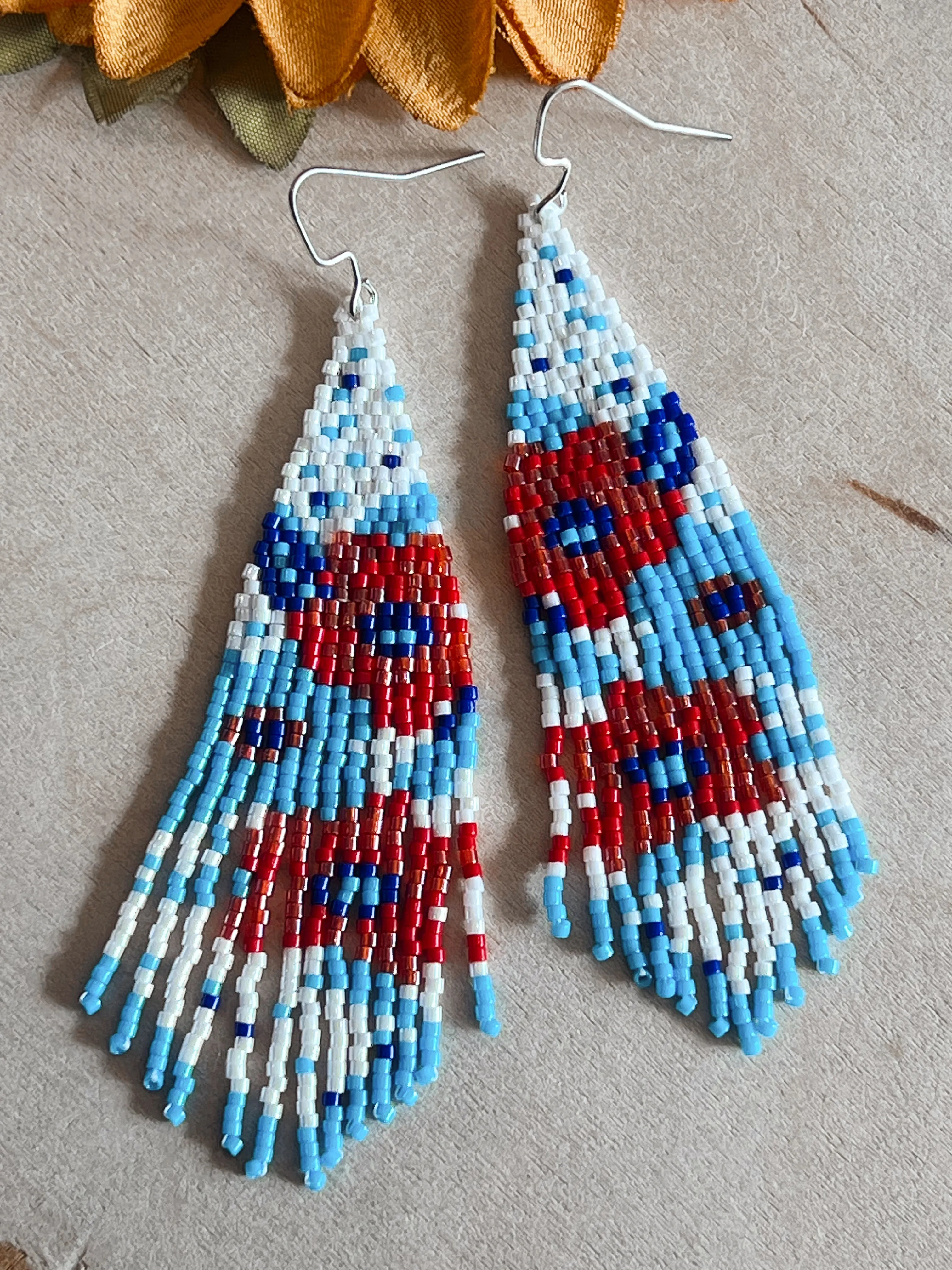 American Girl Handbeaded Earrings