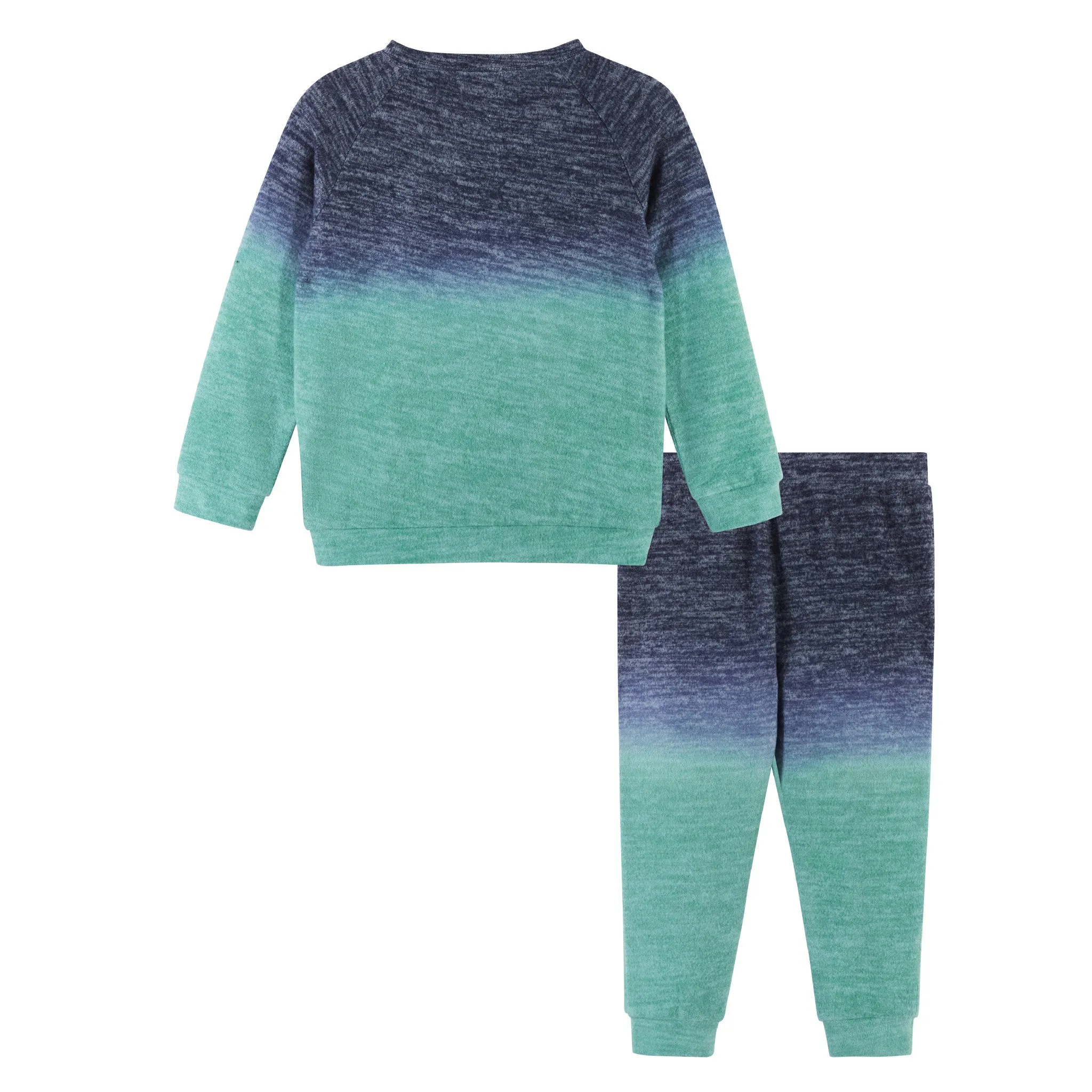 Aqua Ombre Hacci Sweater  Set