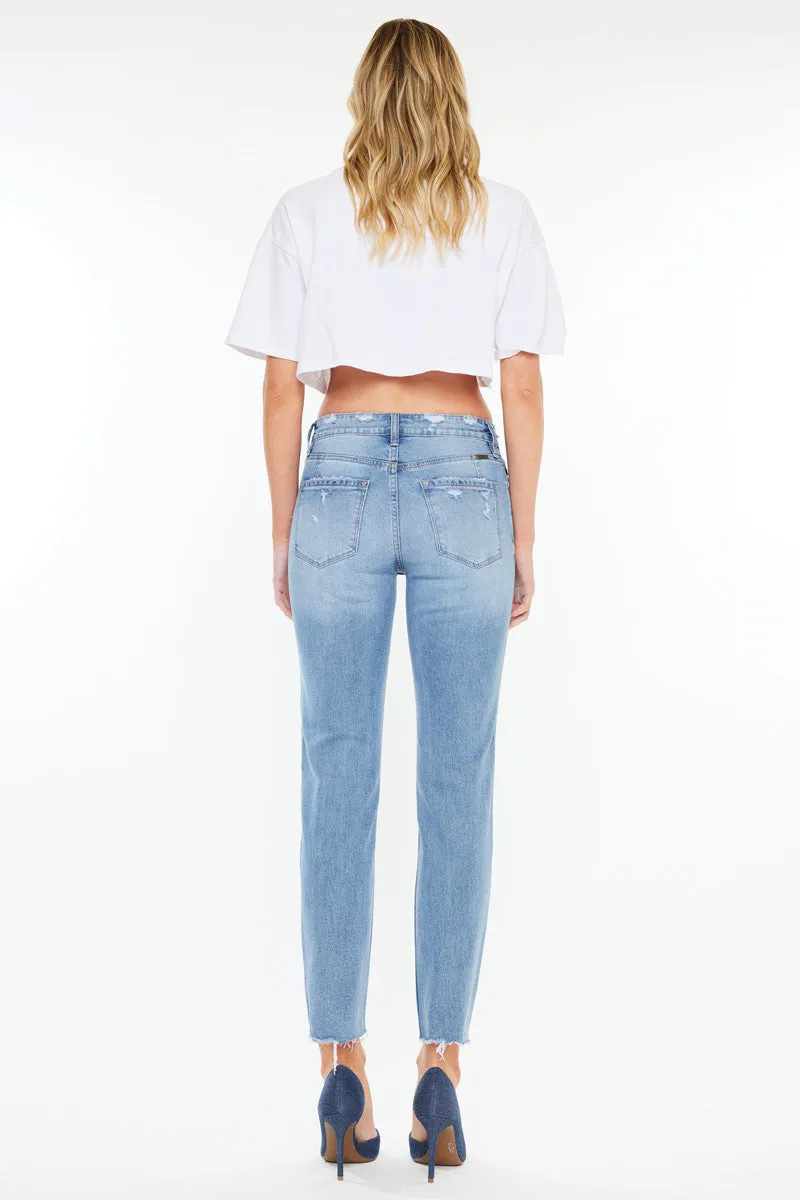 Ariana High Rise Straight Jeans