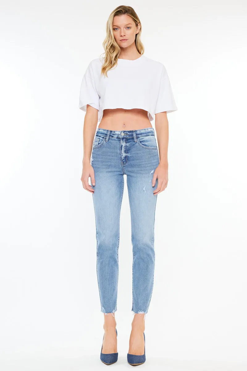 Ariana High Rise Straight Jeans