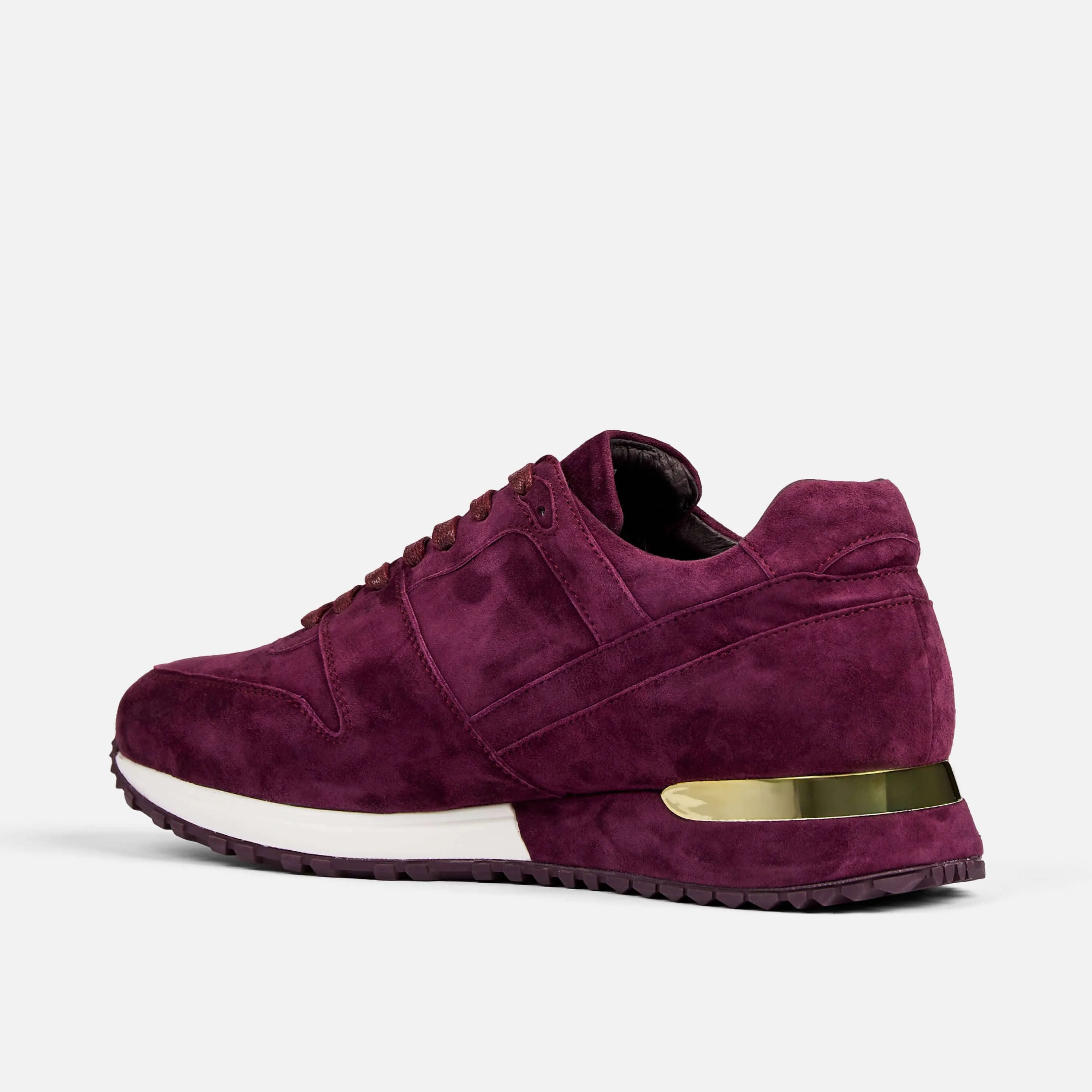 Ash Amethyst Purple Leather Trainers