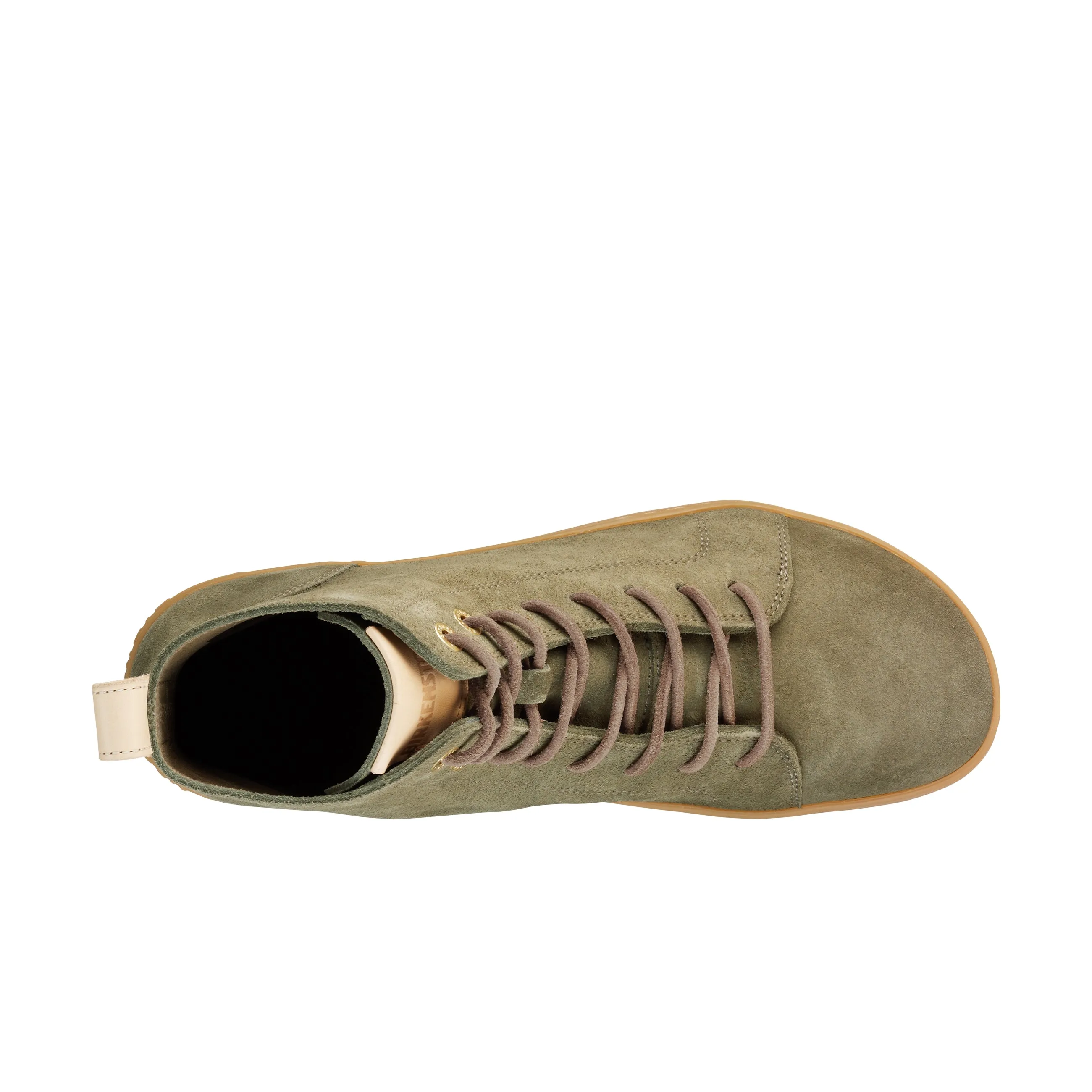 Bartlett Women Khaki Suede Leather