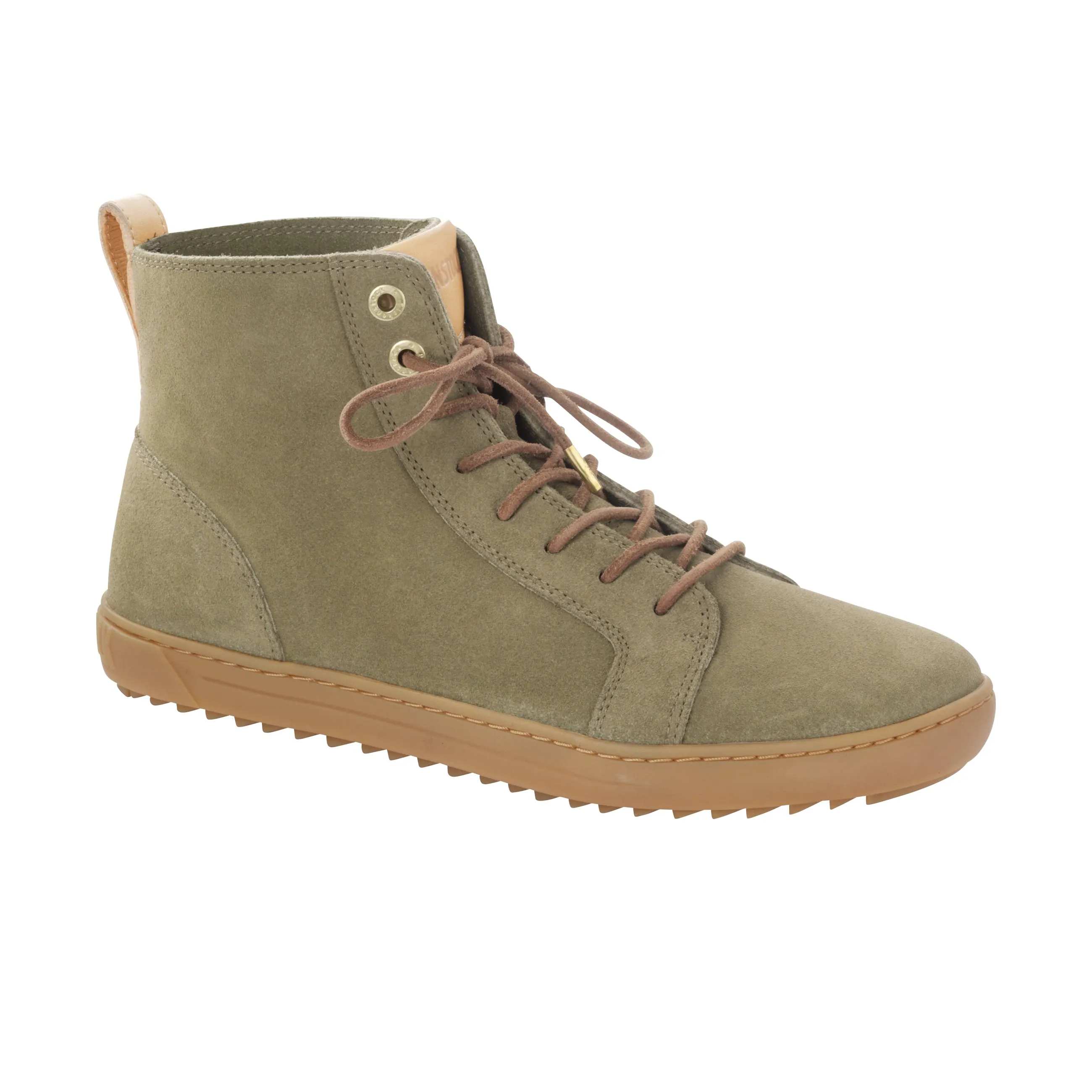 Bartlett Women Khaki Suede Leather