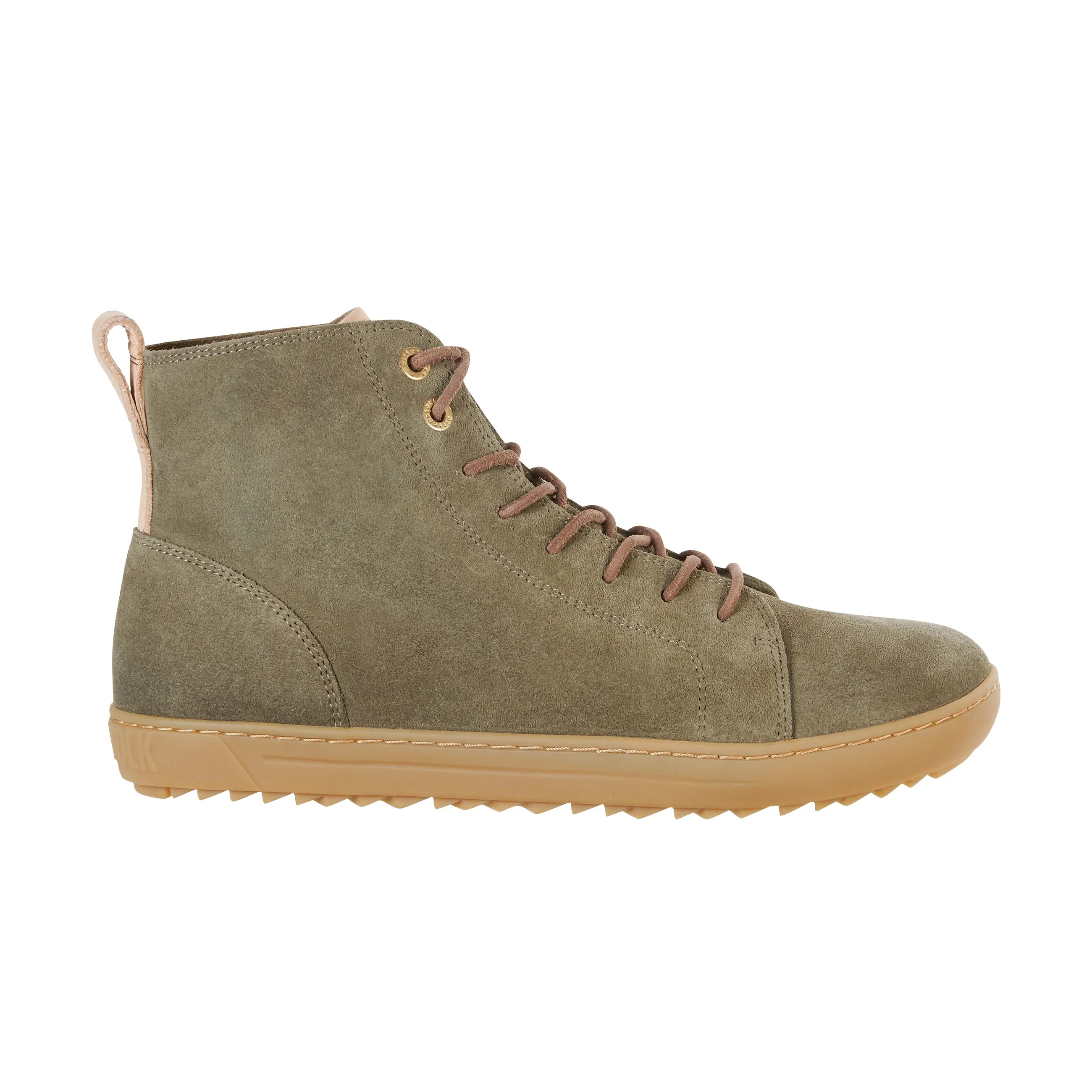 Bartlett Women Khaki Suede Leather