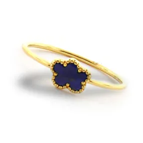 Bassali Yellow Gold Lapis Ring