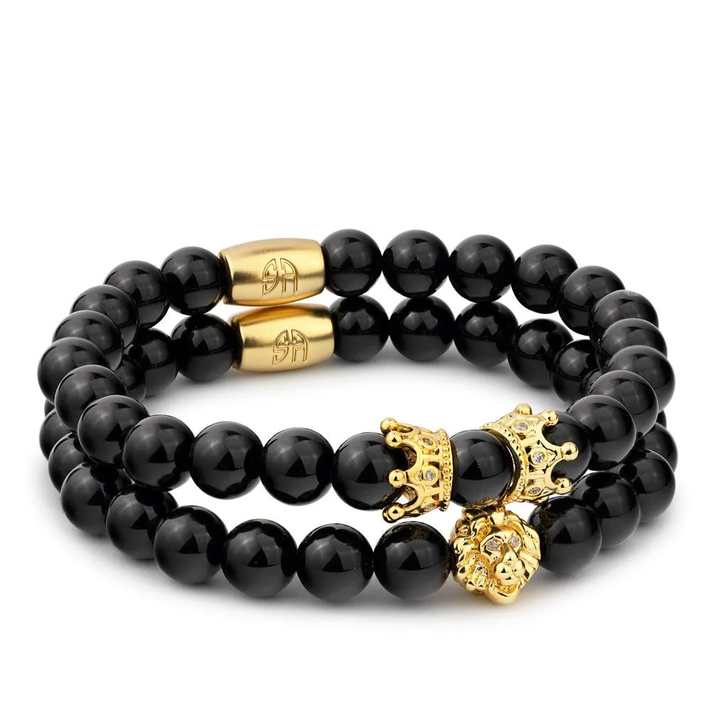 Black Gold Lion Set