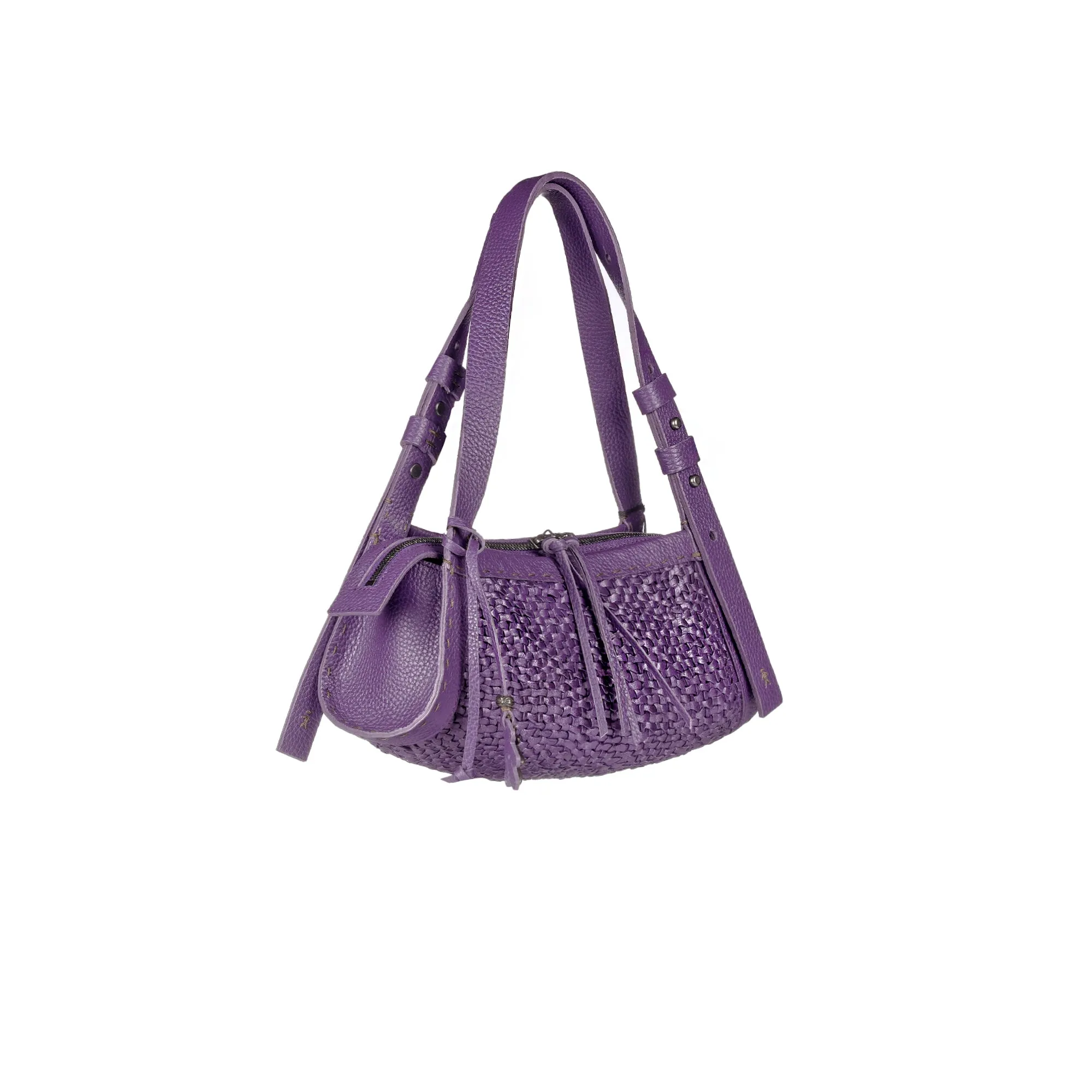 Boa Bauletto XS Intreccio Madreperla Purple