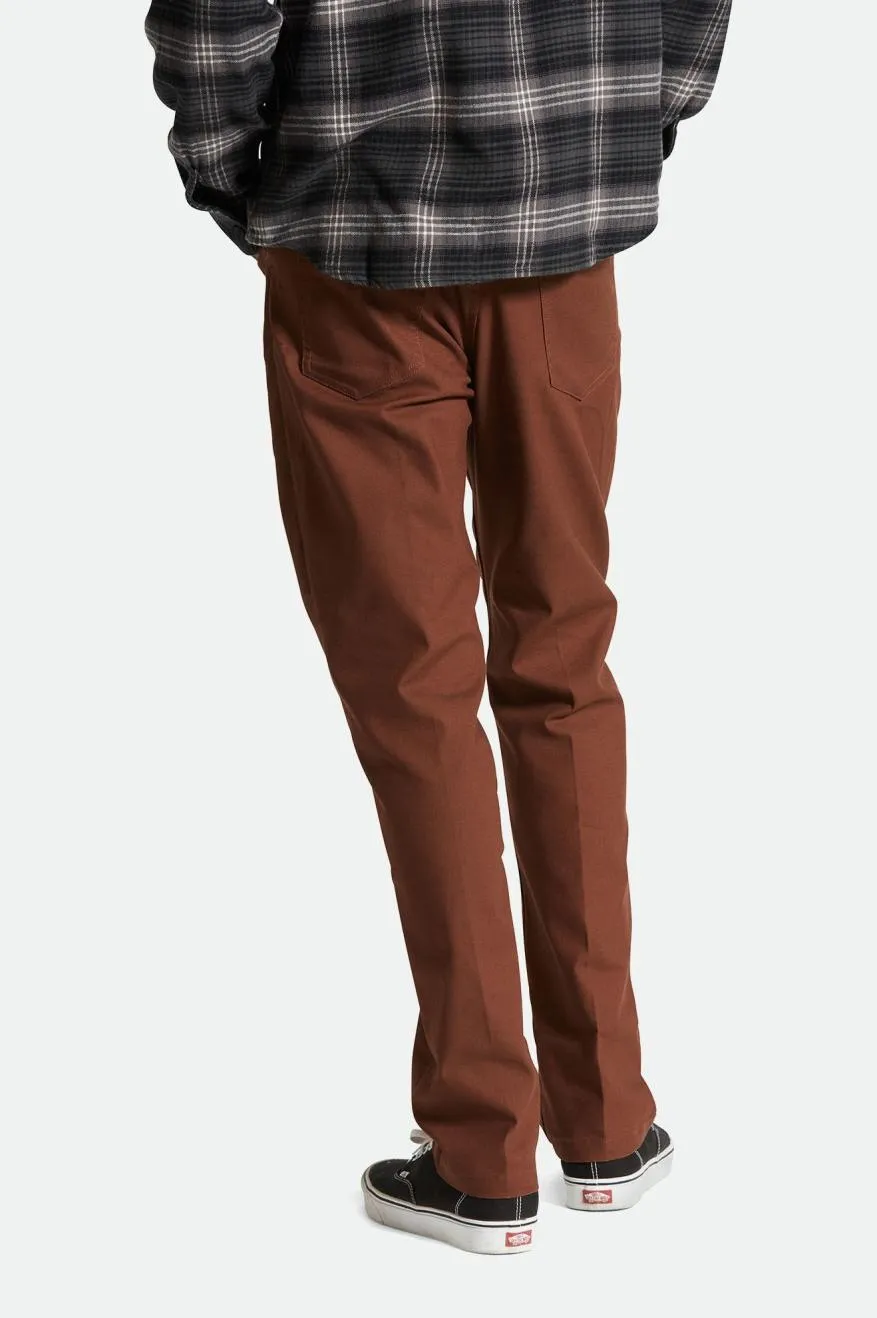 Builders 5 Pocket Stretch Pant - Sepia