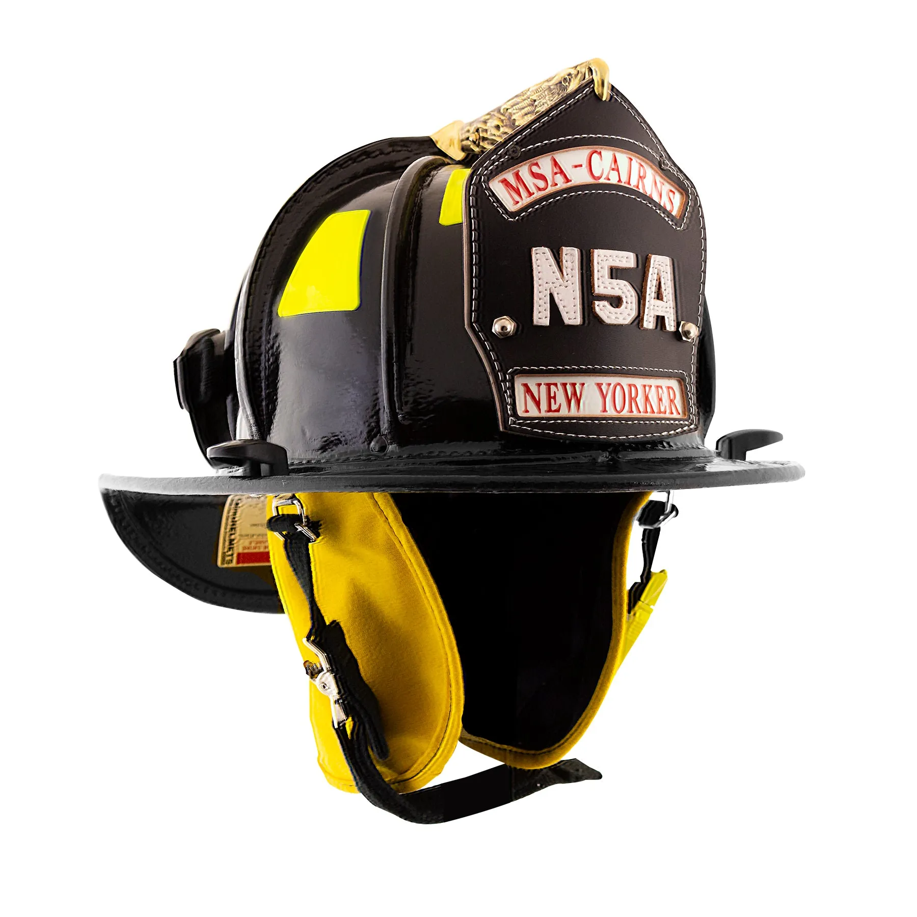 CAIRNS N5A NEW YORKER LEATHER FIRE HELMET