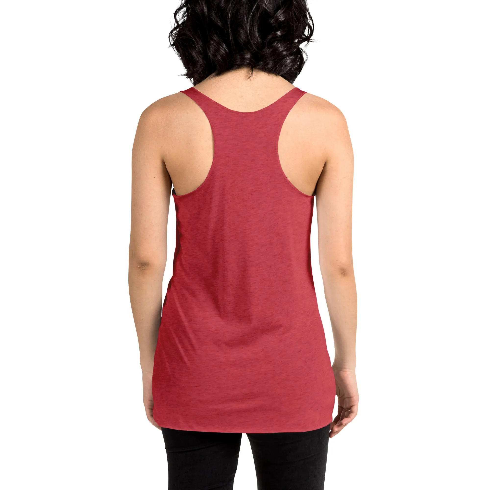 Cat On Skulls, Racerback Tank Top