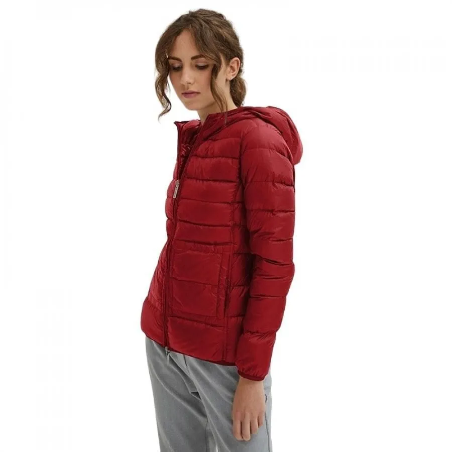 Centogrammi Red Nylon Women Women's Jacket