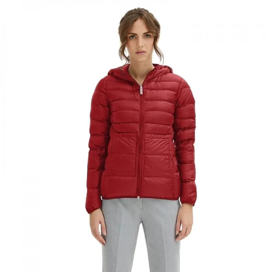 Centogrammi Red Nylon Women Women's Jacket