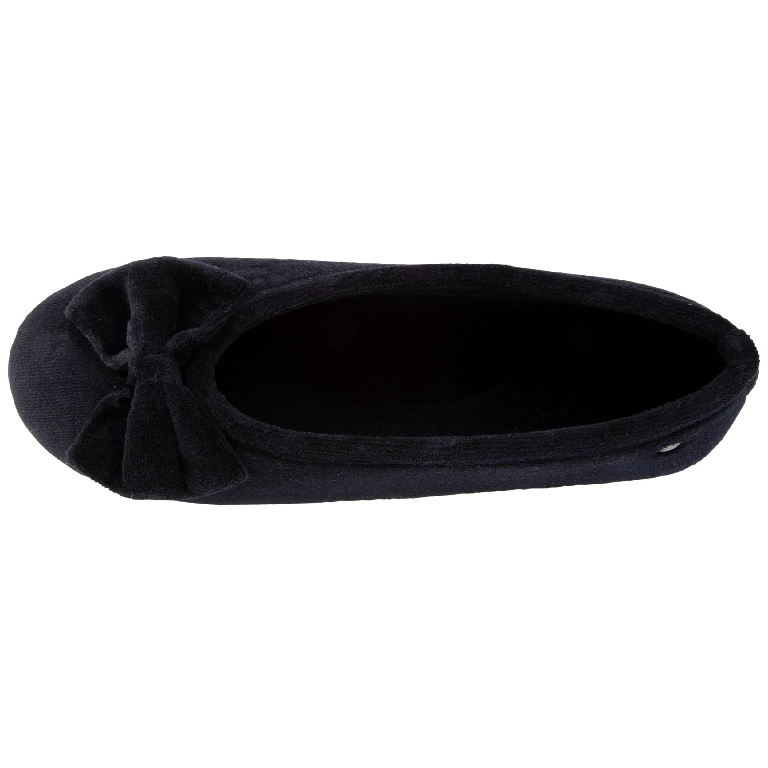 Chaussons ballerines Femme Nud Noir