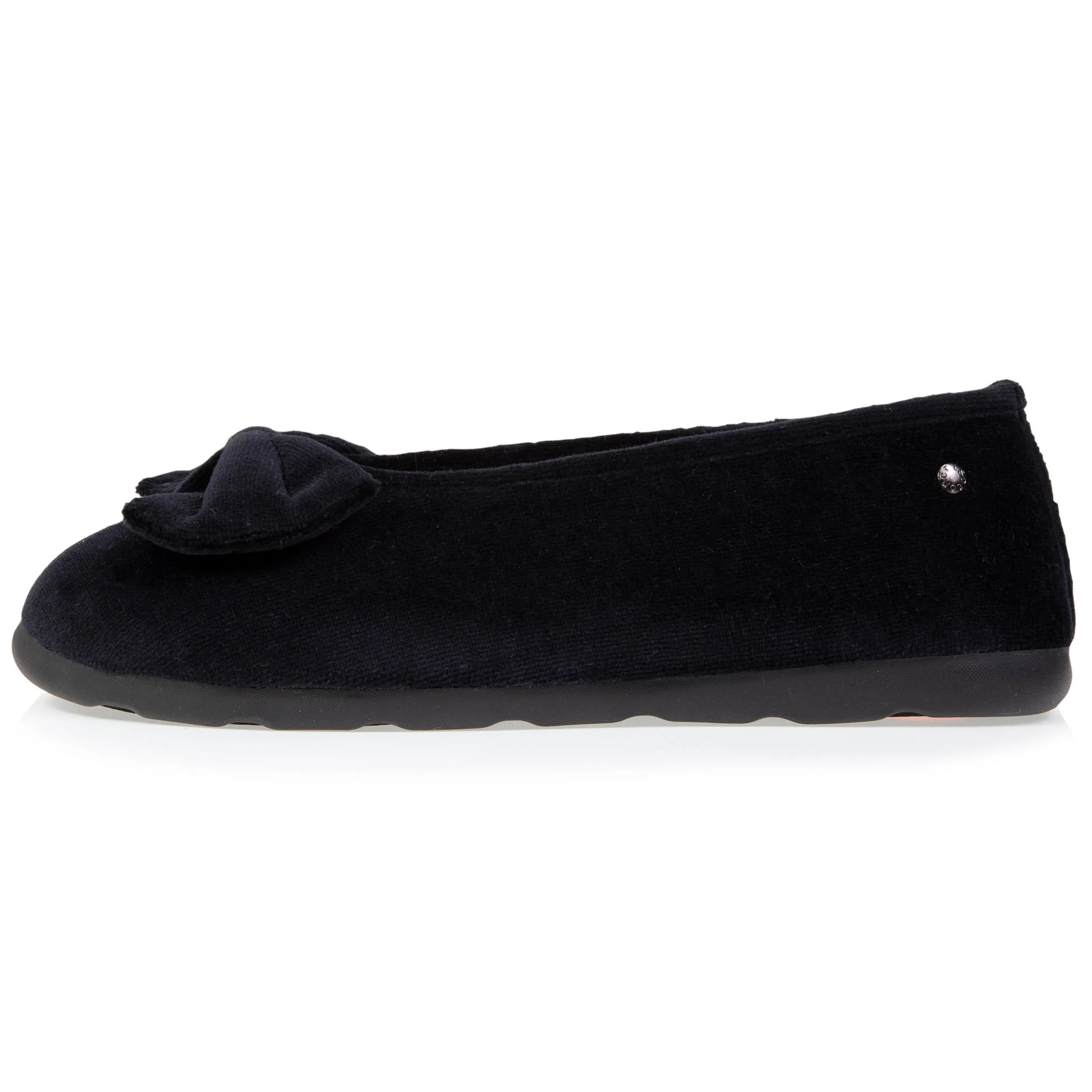 Chaussons ballerines Femme Nud Noir