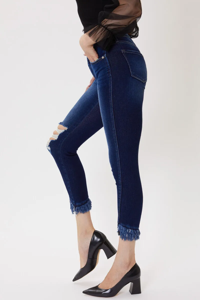 Cheryl Mid Rise Ankle Skinny Jeans