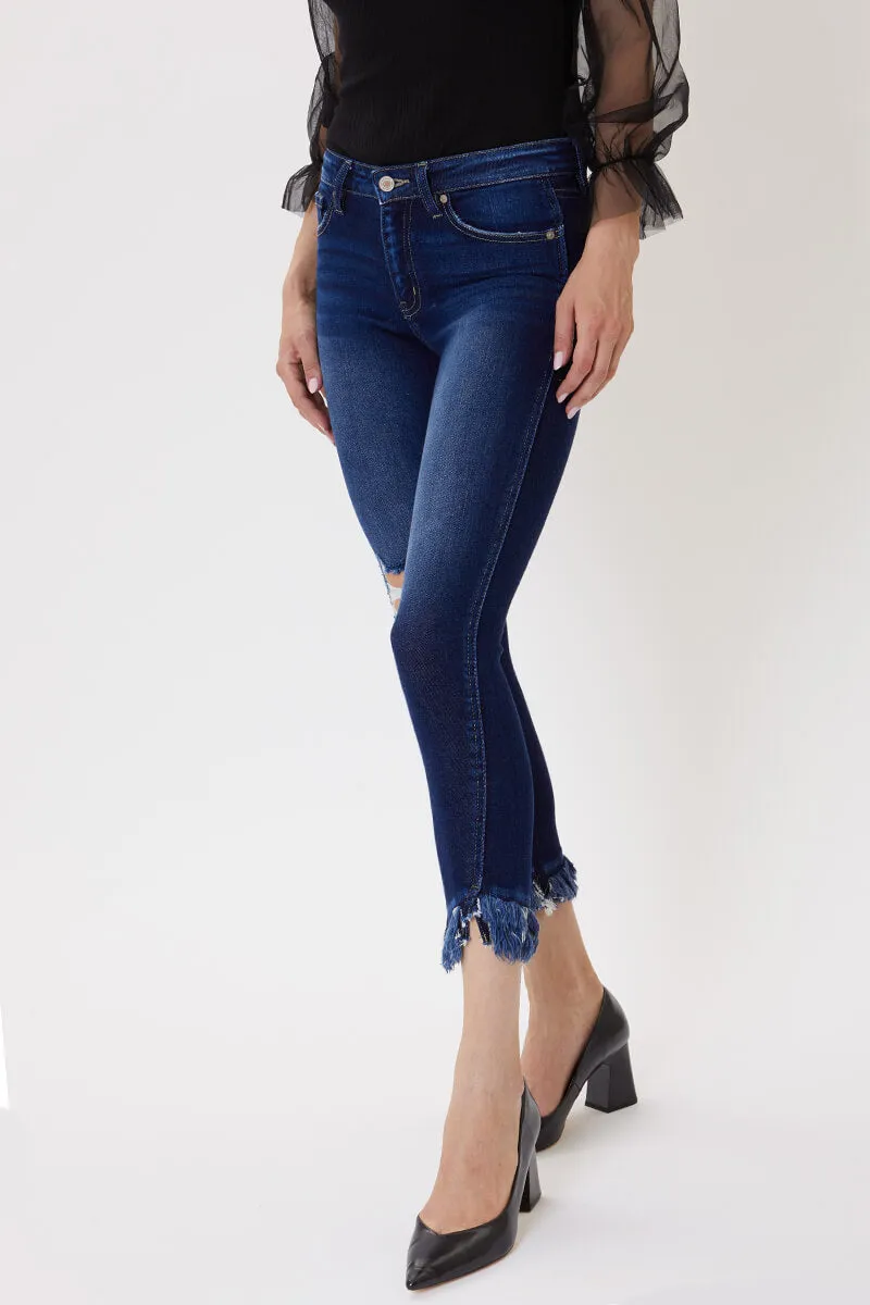 Cheryl Mid Rise Ankle Skinny Jeans