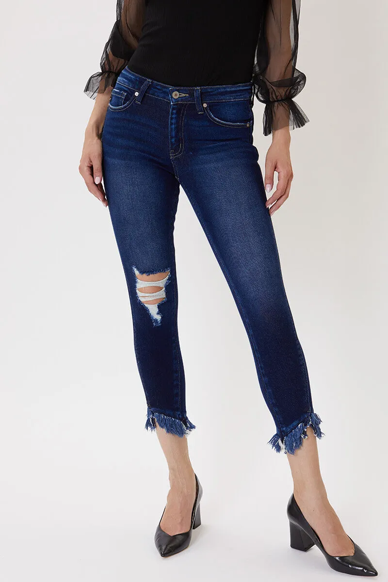 Cheryl Mid Rise Ankle Skinny Jeans