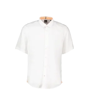 Classic Collar Short-sleeved Shirt - White