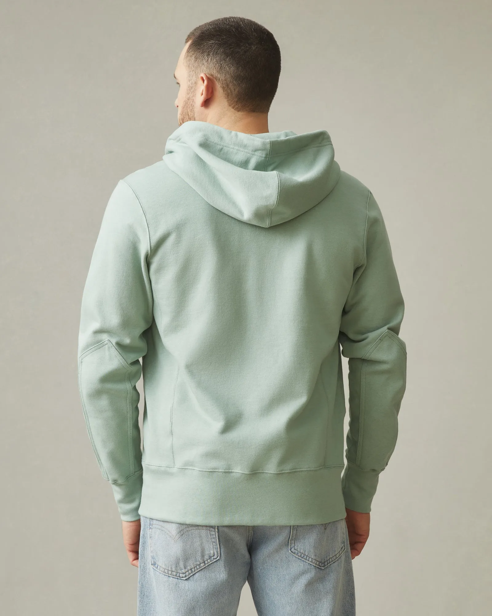 Classic Full Zip - Iceberg Green