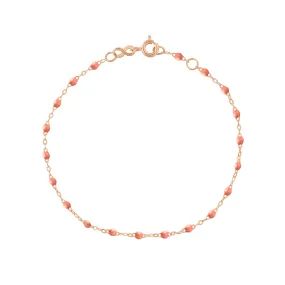 Classic Gigi Saumon bracelet, Rose Gold, 7.5"