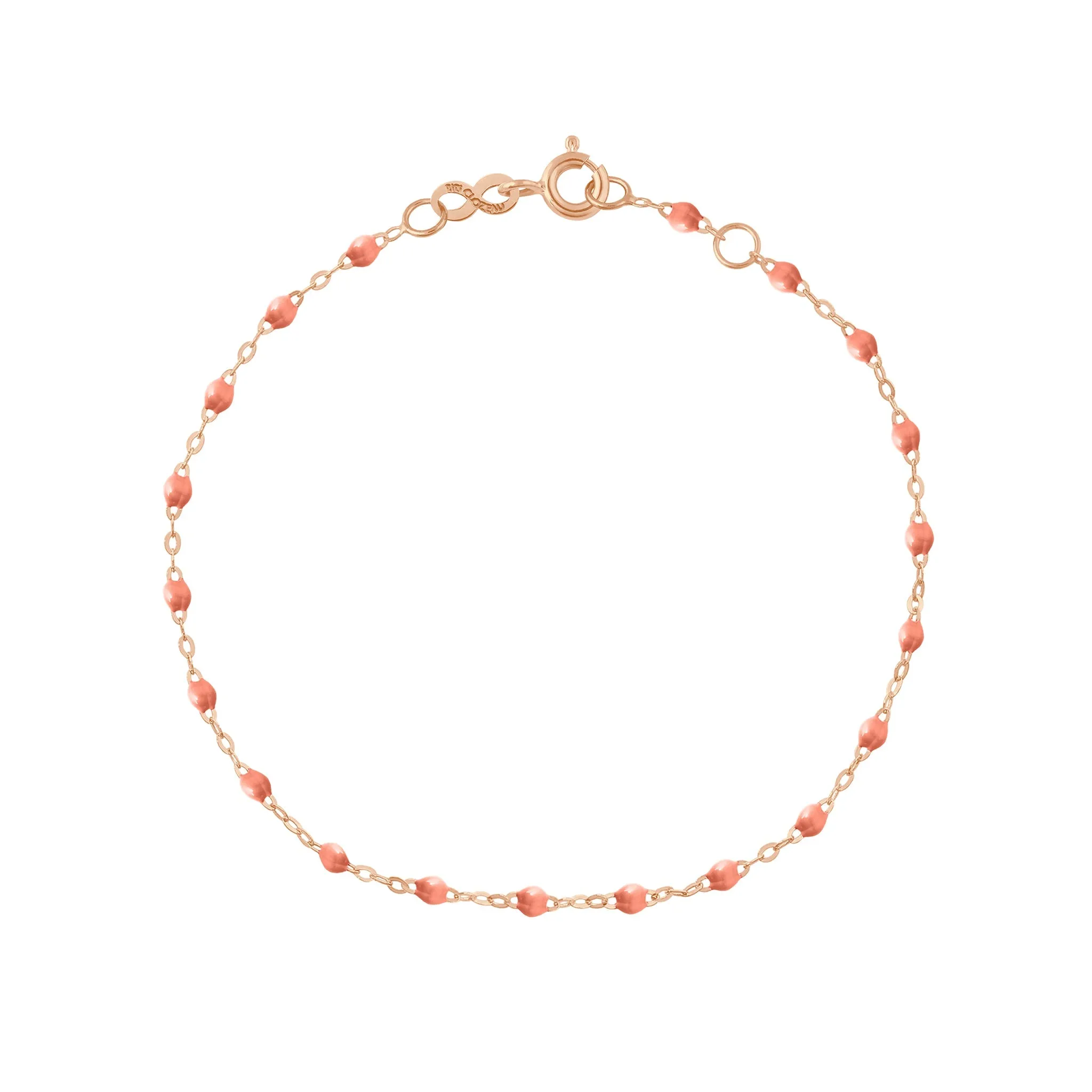 Classic Gigi Saumon bracelet, Rose Gold, 7.5"