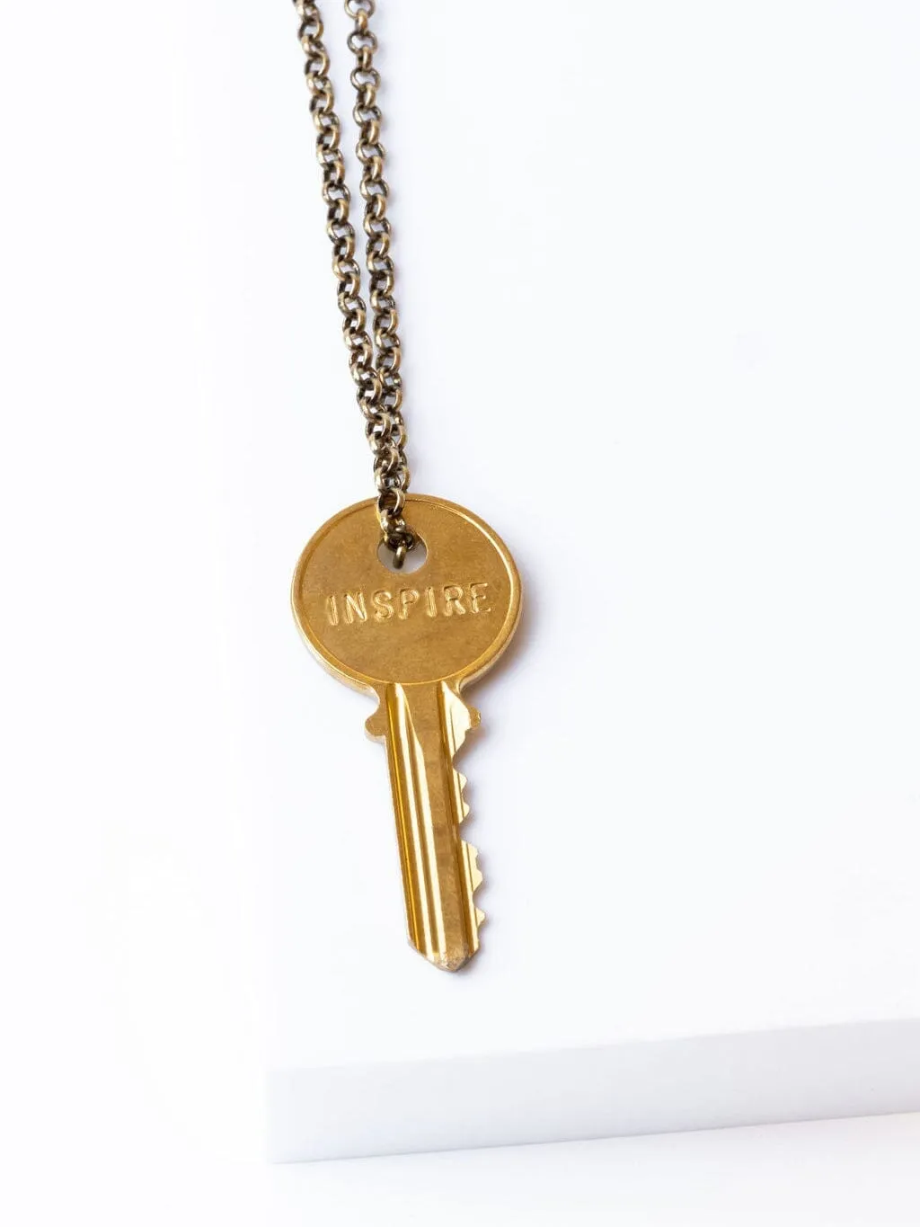 Classic Key Gold Chain Necklace