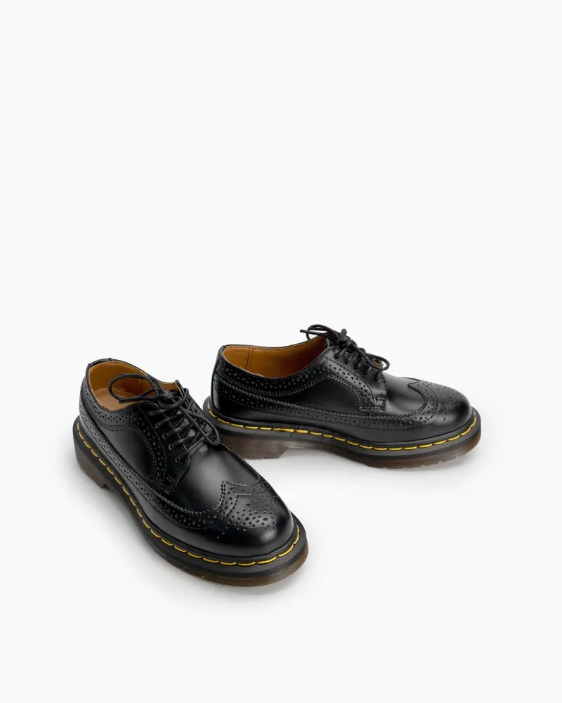 Classic Lace-up Brogue Carved Oxfords