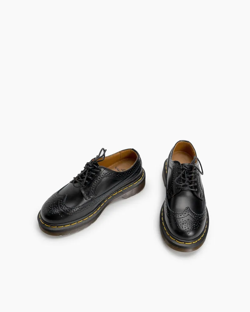 Classic Lace-up Brogue Carved Oxfords