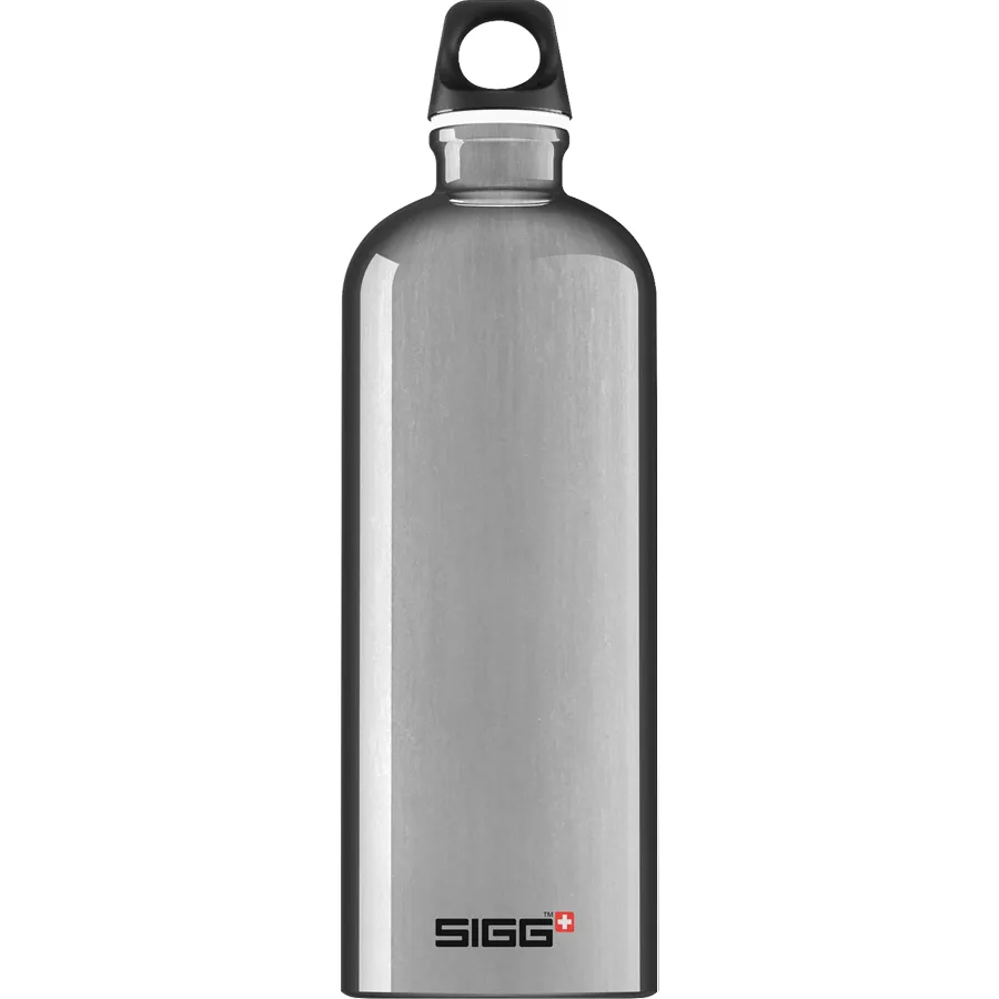 Classic SIGG Traveller Water Bottle - Aluminium