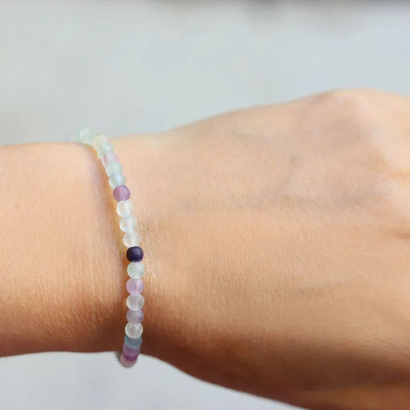 Cleansing Matte Fluorite Bracelet