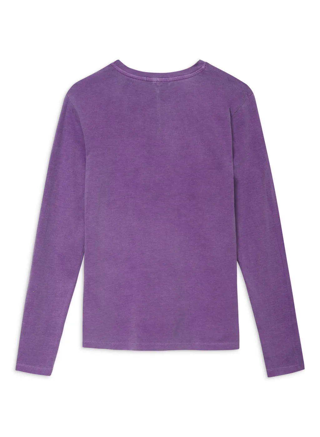 Cloud Jersey Long Sleeve Crew in Hyacinth