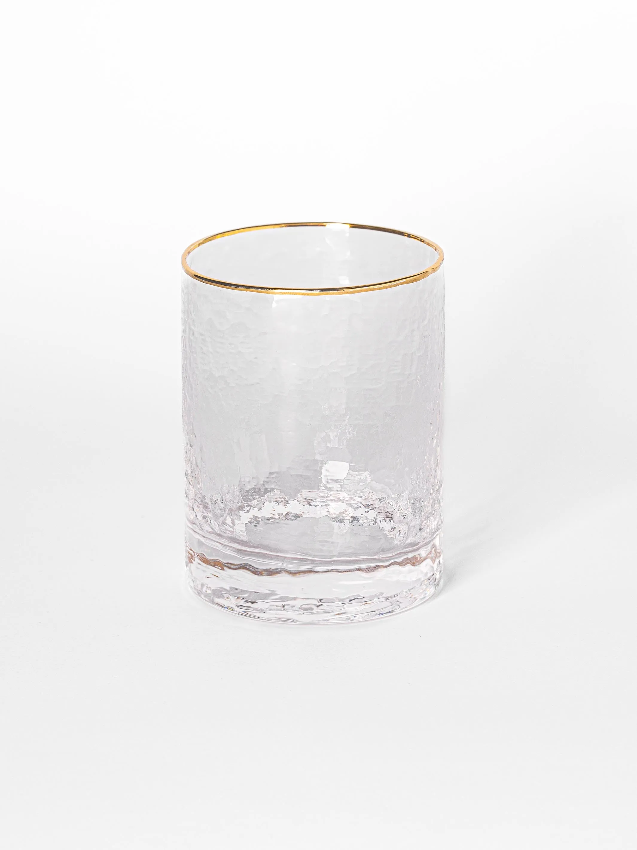 Cocktail Glass | Hammered Clear - Set of 4