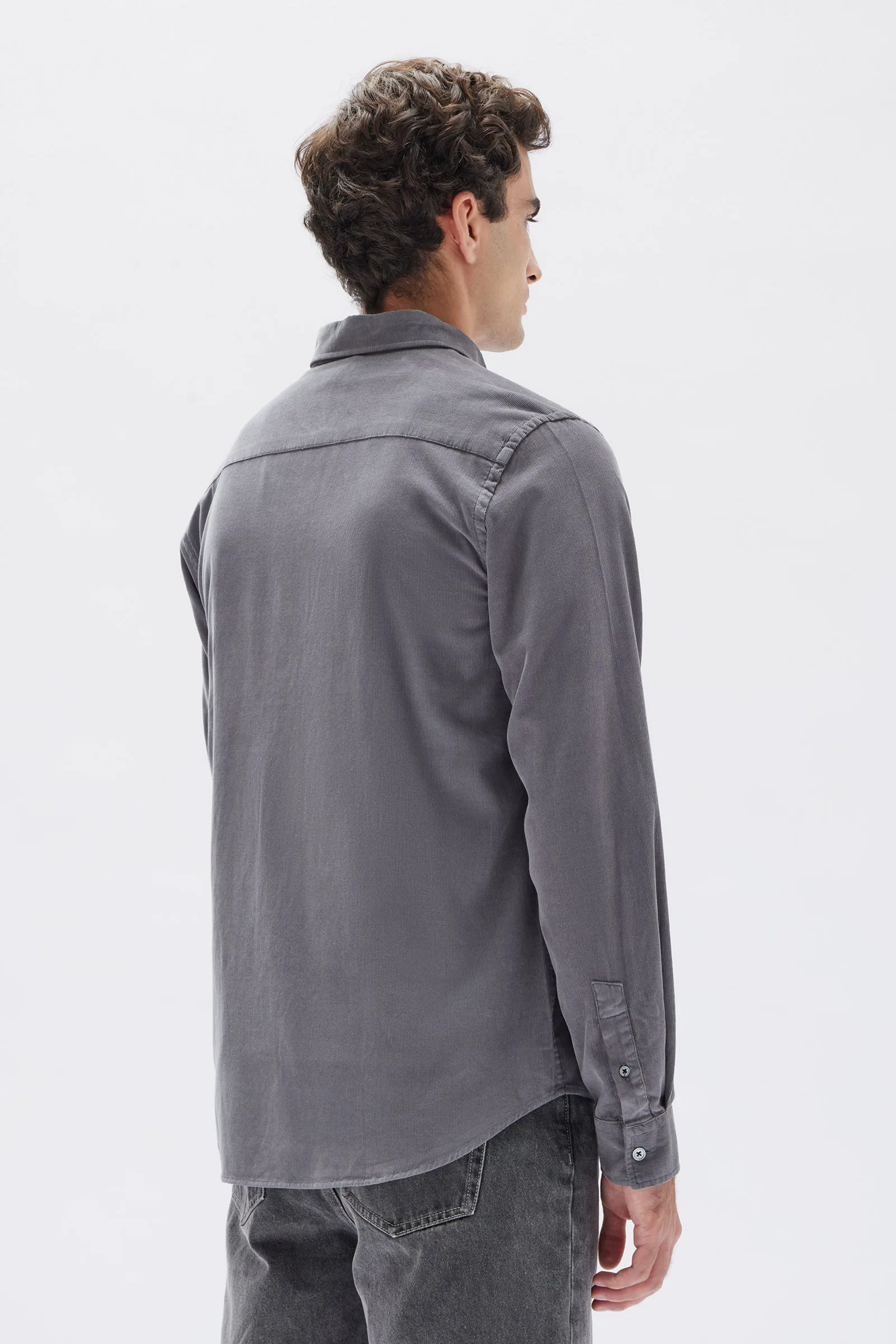 Cord Long Sleeve Shirt