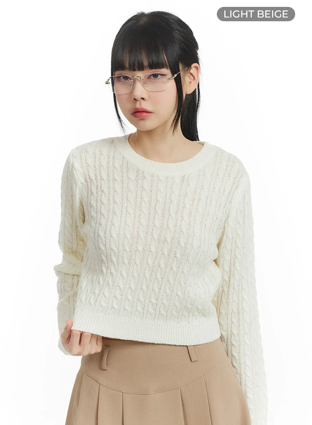 Cozy Cable Knit Sweater IM406