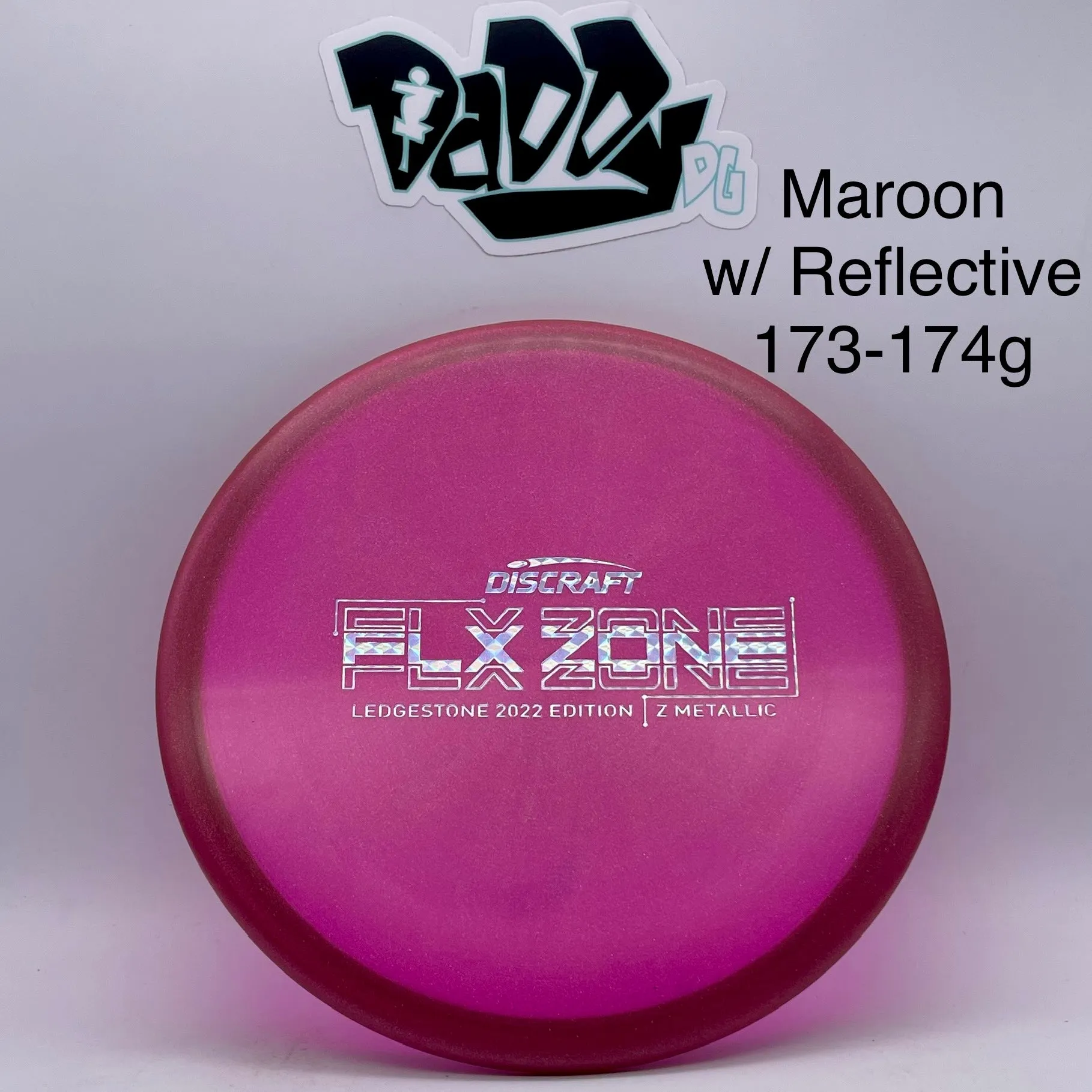 Discraft Z-Metallic Flx Zone 2022 Ledgestone Putt & Approach