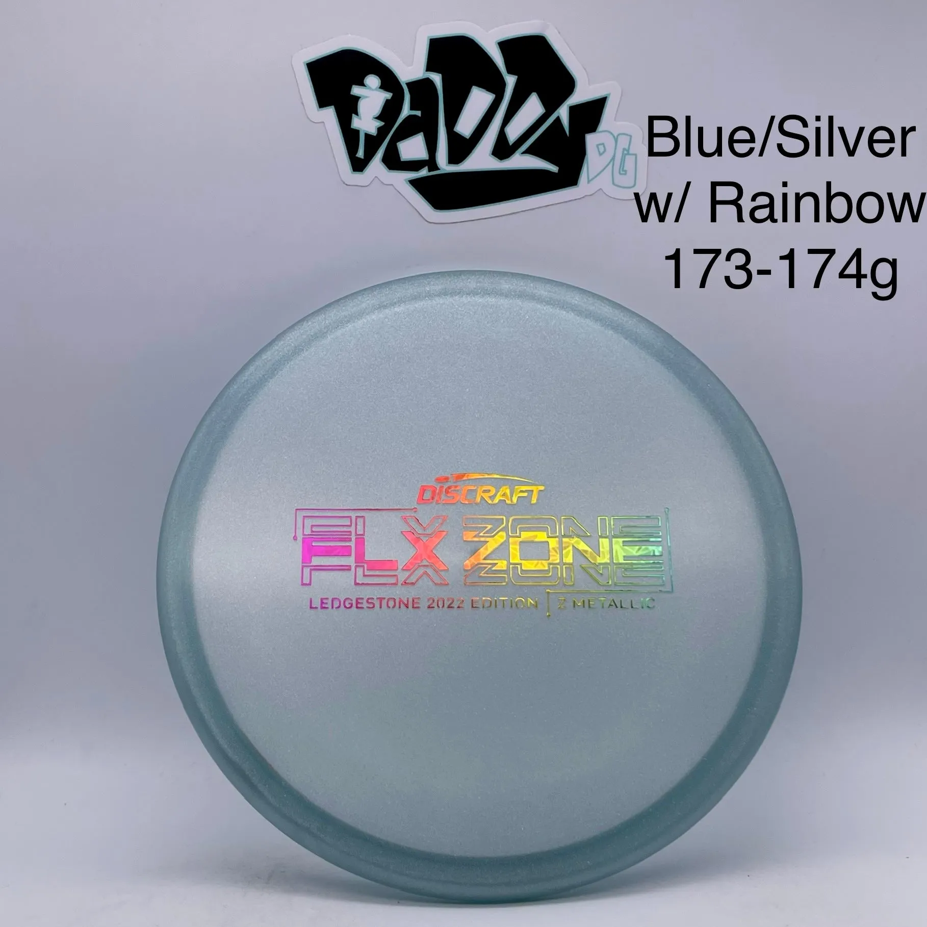 Discraft Z-Metallic Flx Zone 2022 Ledgestone Putt & Approach