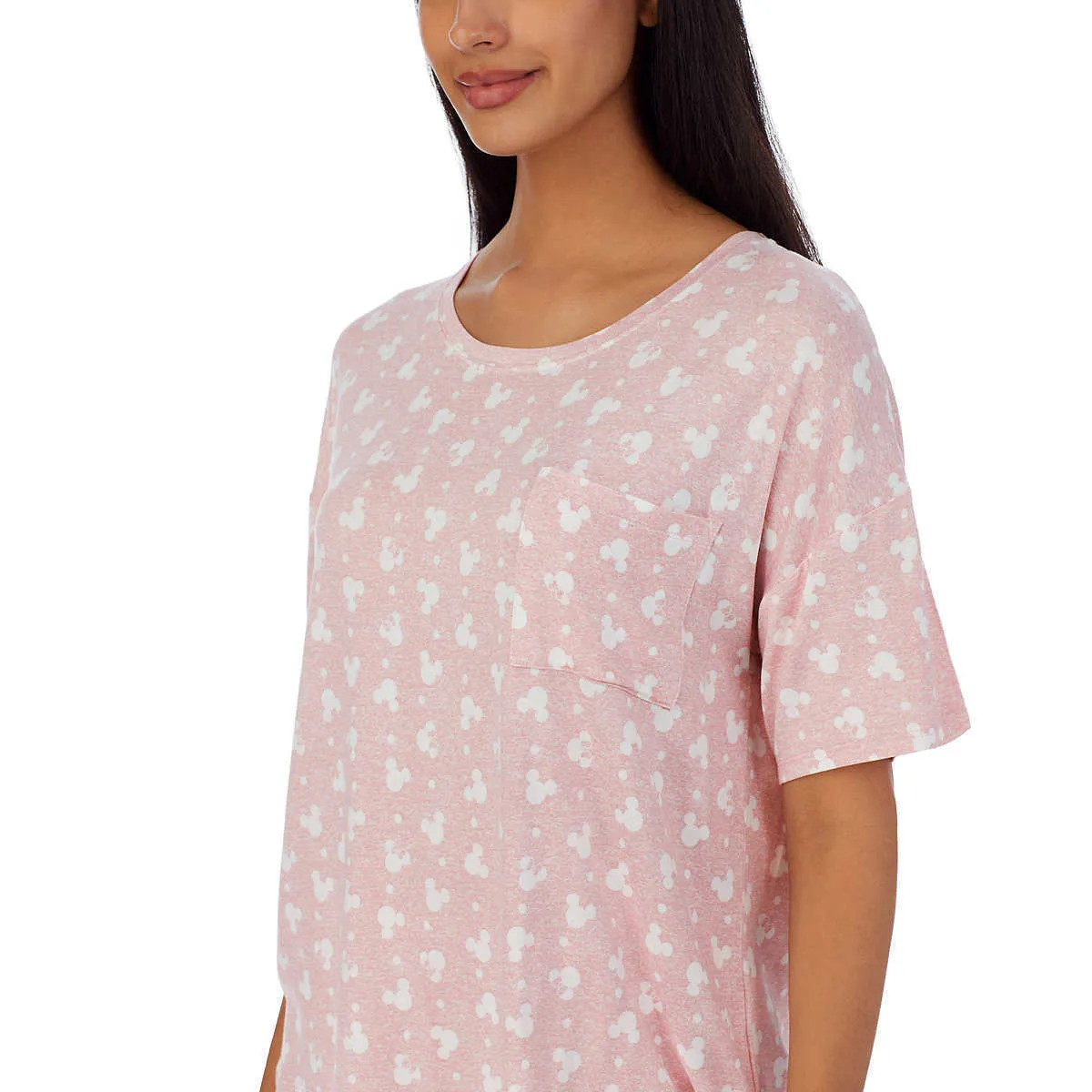 Disney Women's Short Pajama Set with Pockets