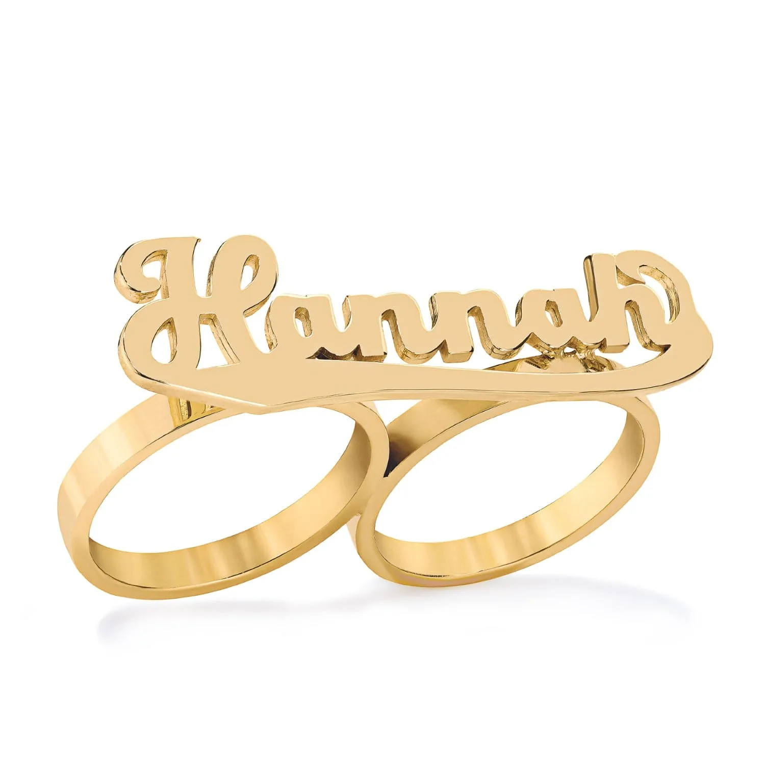 Double-Finger Name Ring