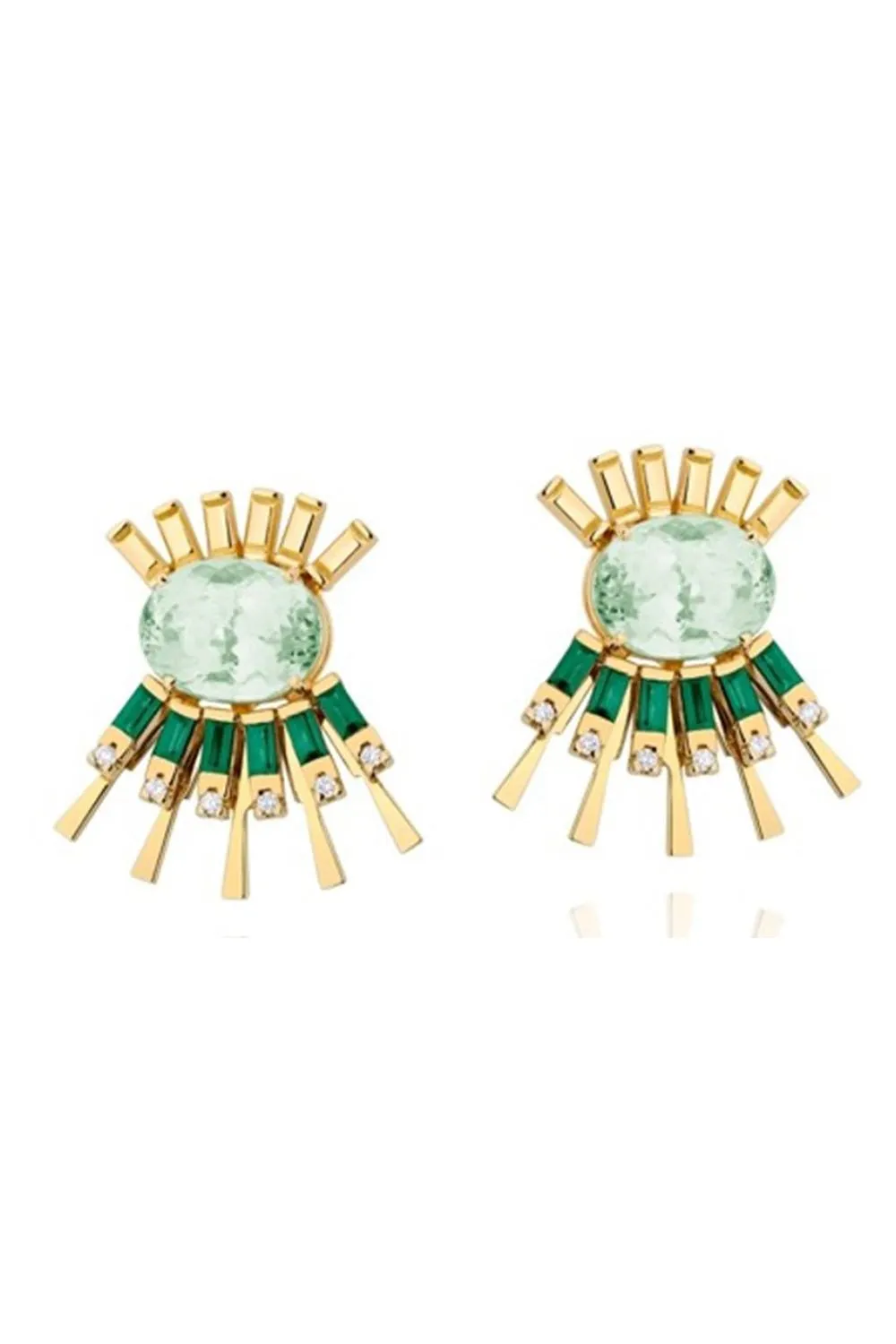 Emerald Valentim Earrings